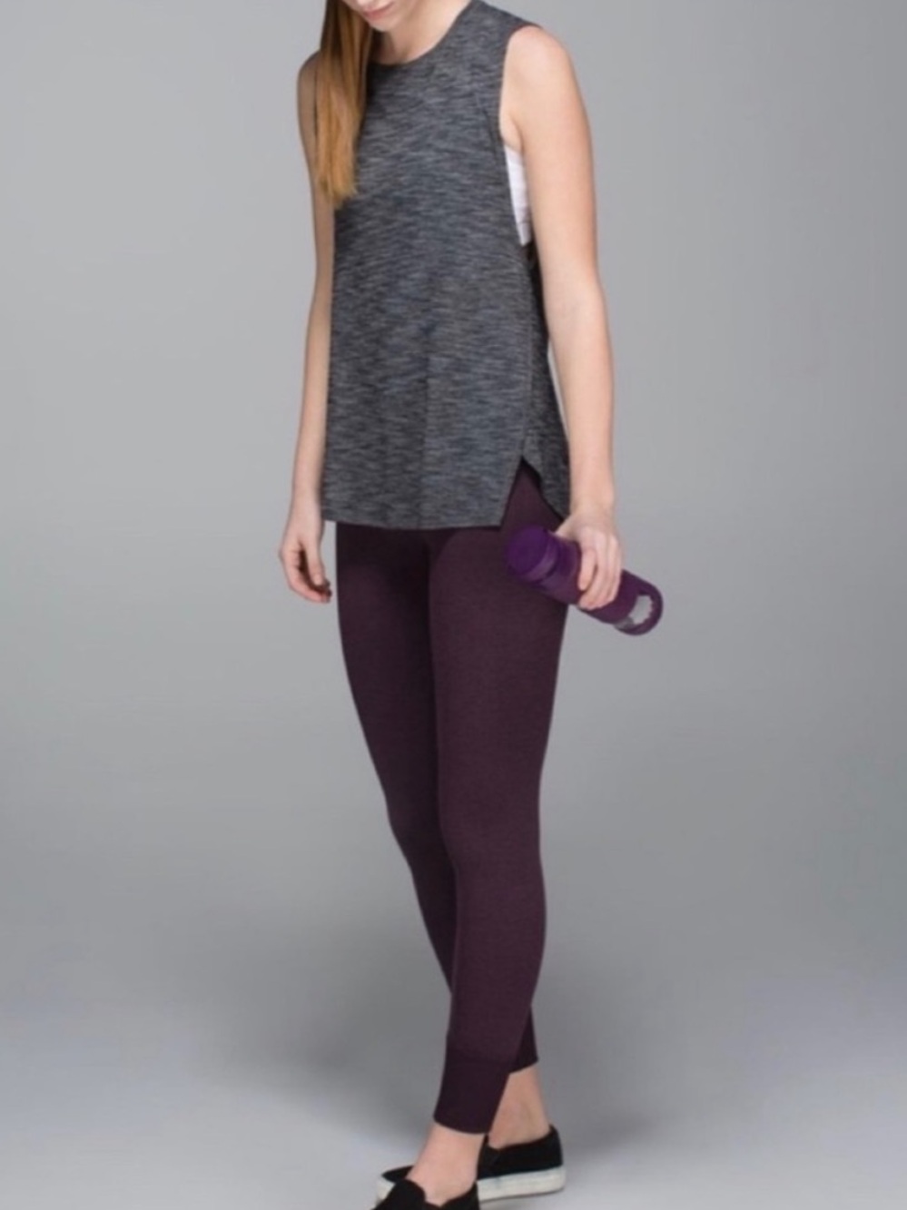 Lululemon Ebb to Street seamless tights leggings black cherry 4 - Picture 3 of 9